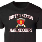 2nd Battalion 3rd Marines USMC Patch Graphic T-shirt - SGT GRIT