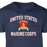 2nd Battalion 3rd Marines USMC Patch Graphic T-shirt - SGT GRIT