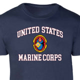 2nd Battalion 6th Marines USMC Patch Graphic T-shirt - SGT GRIT