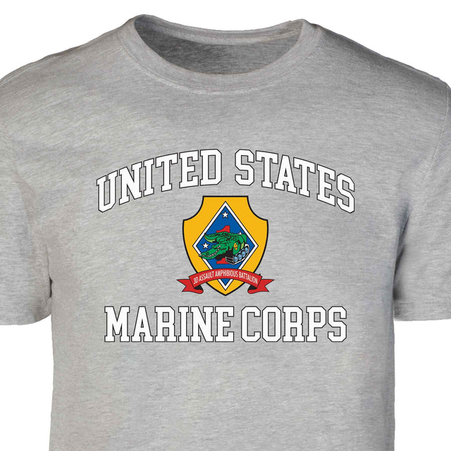 3rd Amphibious Assault Bn USMC Patch Graphic T-shirt - SGT GRIT