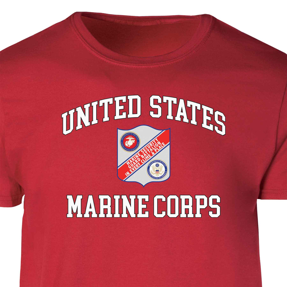 Marine Security Guard USMC Patch Graphic T-shirt - SGT GRIT