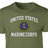 Marine Corps Security Force USMC Patch Graphic T-shirt - SGT GRIT