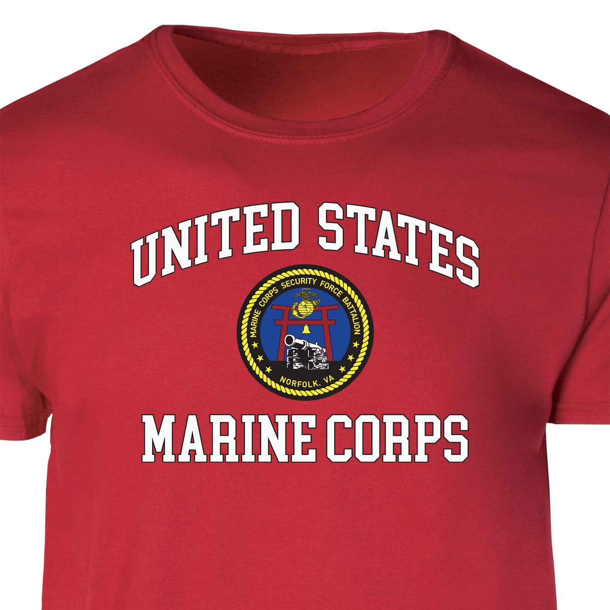 Marine Corps Security Force USMC Patch Graphic T-shirt - SGT GRIT