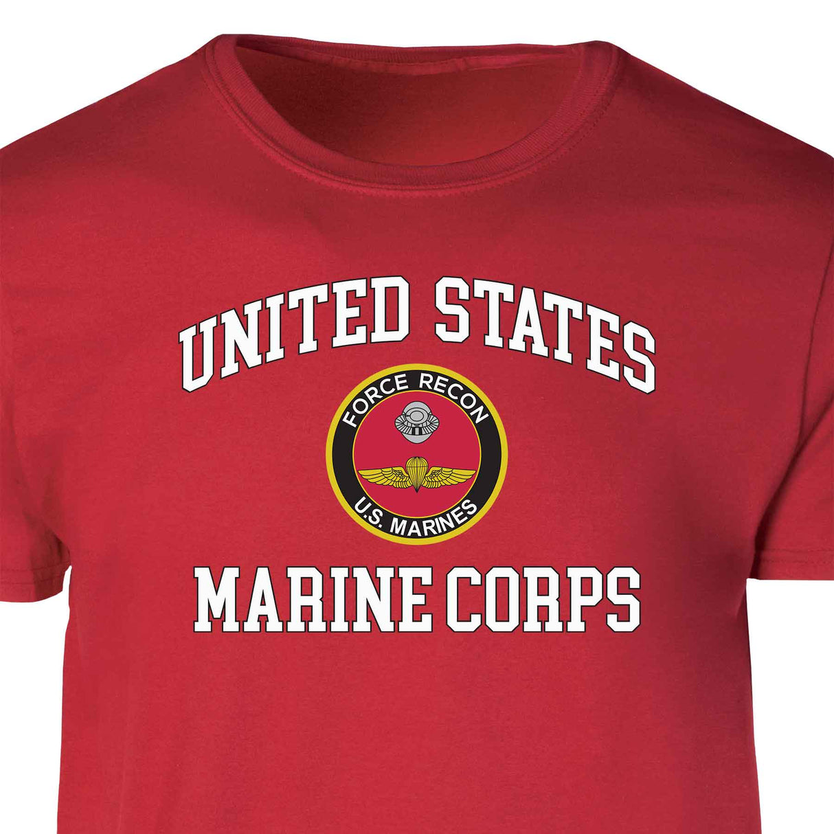 Force Recon US Marines USMC Patch Graphic T-shirt - SGT GRIT