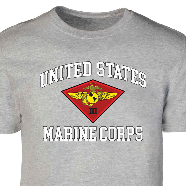 3rd Marine Air Wing USMC Patch Graphic T-shirt - SGT GRIT