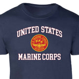 Red Marine Corps Aviation USMC Patch Graphic T-shirt - SGT GRIT