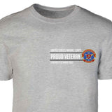 22nd MEU Fleet Marine Force Proud Veteran Patch Graphic T-shirt - SGT GRIT