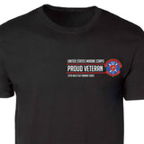 24th MEU Fleet Marine Force Proud Veteran Patch Graphic T-shirt - SGT GRIT