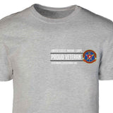 26th Marines Expeditionary Proud Veteran Patch Graphic T-shirt - SGT GRIT