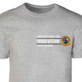 1st Battalion 9th Marines Proud Veteran Patch Graphic T-shirt - SGT GRIT