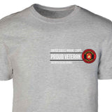 3rd Battalion 2nd Marines Proud Veteran Patch Graphic T-shirt - SGT GRIT