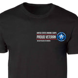 3rd Battalion 6th Marines Proud Veteran Patch Graphic T-shirt - SGT GRIT