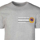 3rd Battalion 9th Marines Proud Veteran Patch Graphic T-shirt - SGT GRIT