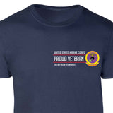 3rd Battalion 9th Marines Proud Veteran Patch Graphic T-shirt - SGT GRIT