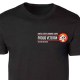 2nd Tank Battalion Proud Veteran Patch Graphic T-shirt - SGT GRIT