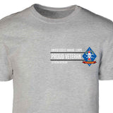 1st Recon Battalion Proud Veteran Patch Graphic T-shirt - SGT GRIT