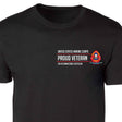 2nd Reconnaissance Battalion Proud Veteran Patch Graphic T-shirt - SGT GRIT