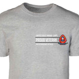 2nd Reconnaissance Battalion Proud Veteran Patch Graphic T-shirt - SGT GRIT