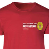 Military Police Badge Proud Veteran Patch Graphic T-shirt - SGT GRIT