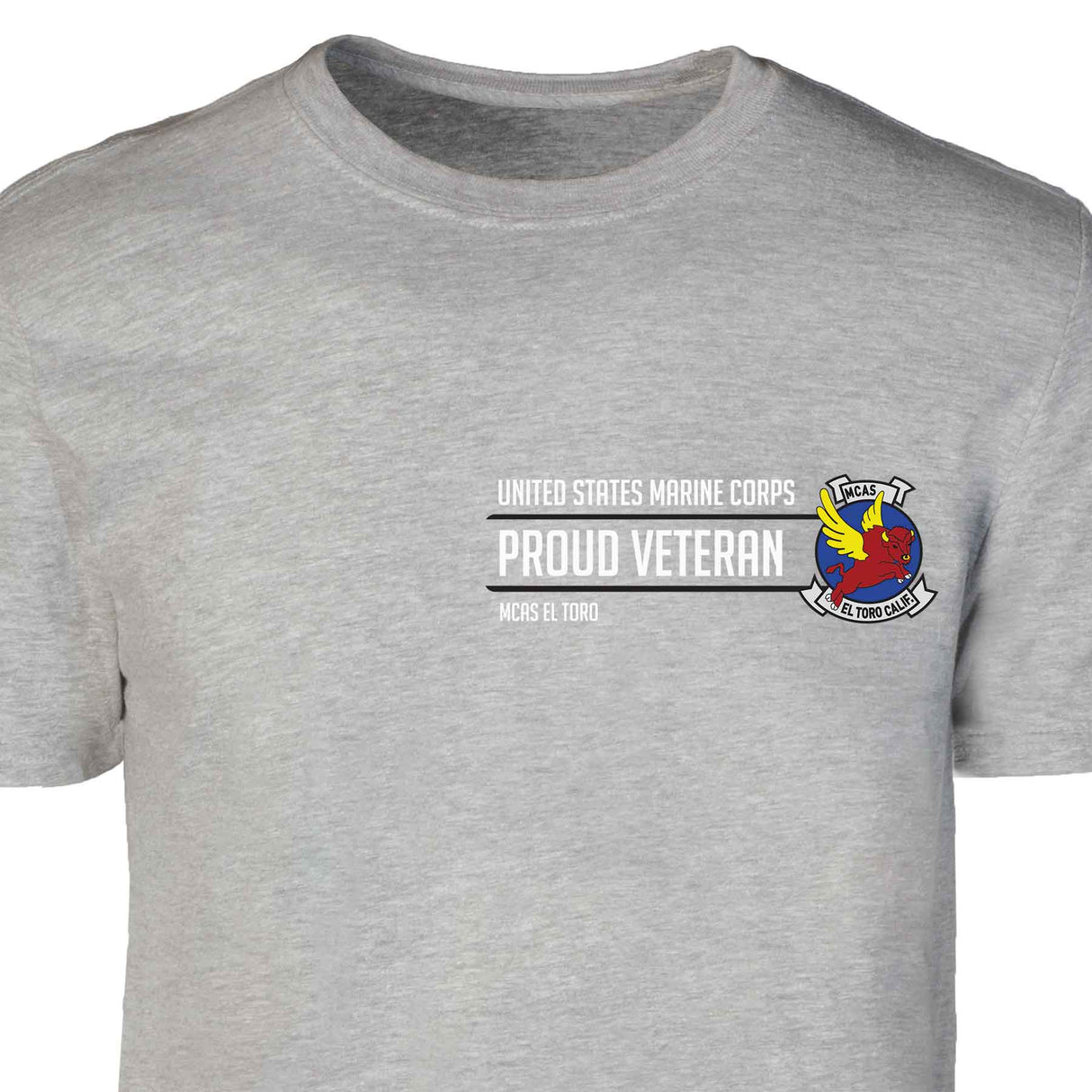 MCAS El Toro Proud Veteran Patch Graphic T-shirt - SGT GRIT