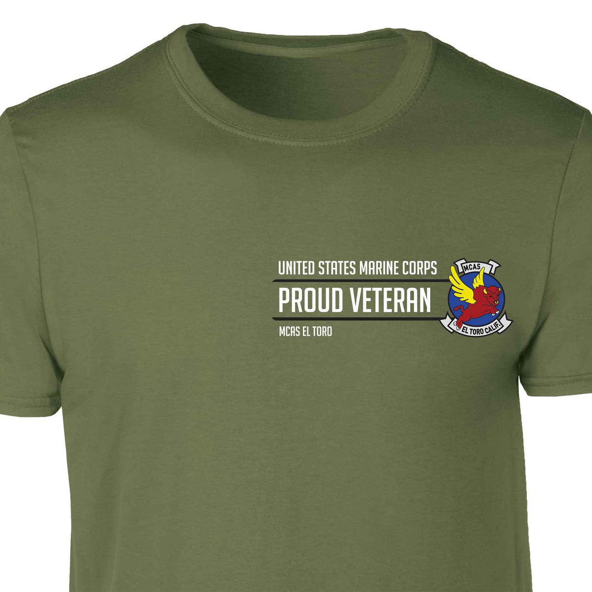 MCAS El Toro Proud Veteran Patch Graphic T-shirt - SGT GRIT