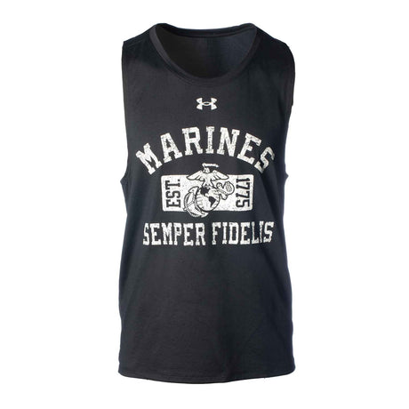 Under Armour Marines Est. 1775 Tech Sleeveless T-shirt - SGT GRIT