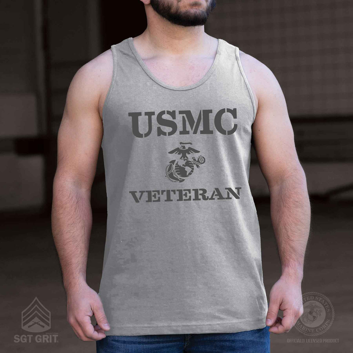 USMC Veteran Tank Top - SGT GRIT