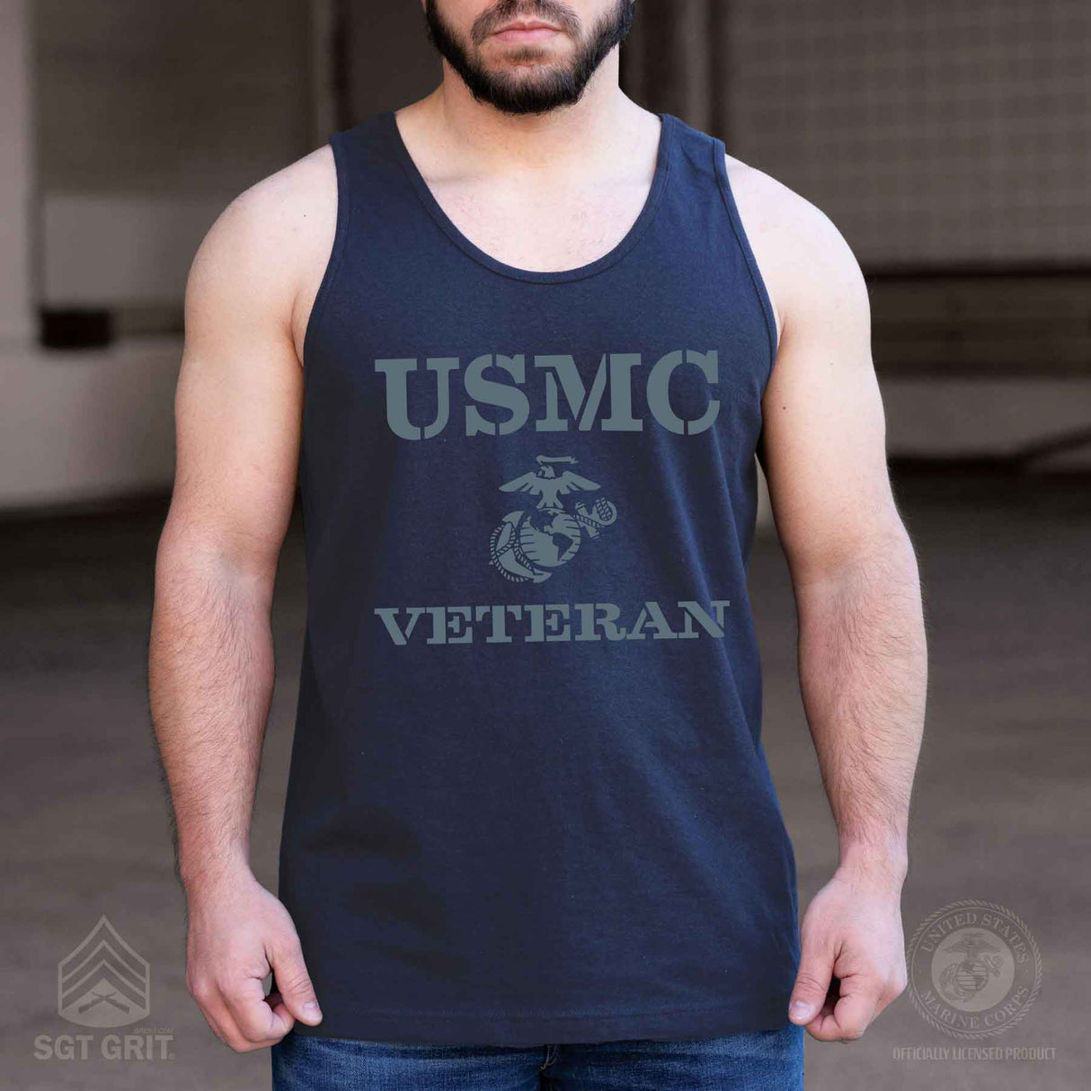 USMC Veteran Tank Top - SGT GRIT