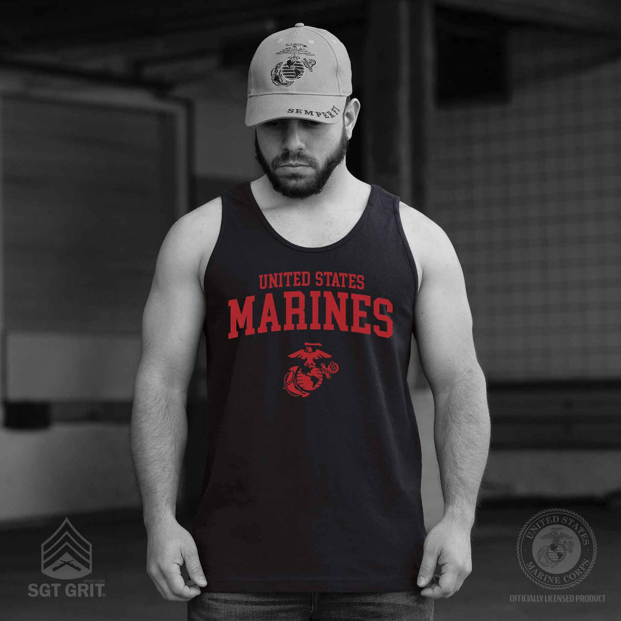 United States Marines Tank Top - SGT GRIT