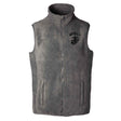 Marine Corps MOS Embroidered Fleece Vest - Gray with Black - SGT GRIT