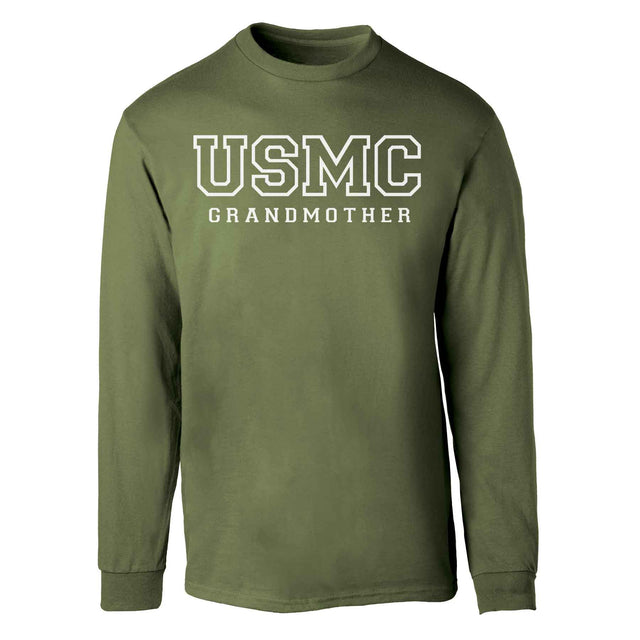 USMC Grandmother Long Sleeve T-shirt - SGT GRIT