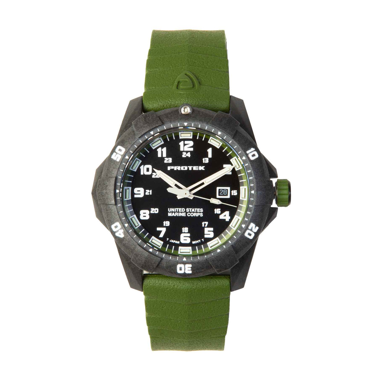 ProTek USMC Carbon Composite Dive Watch, green - SGT GRIT