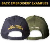 USMC Veteran Hat- Personalized- Black - SGT GRIT