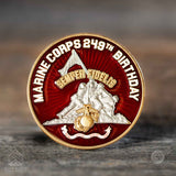 USMC 249th Birthday Challenge Coin - SGT GRIT