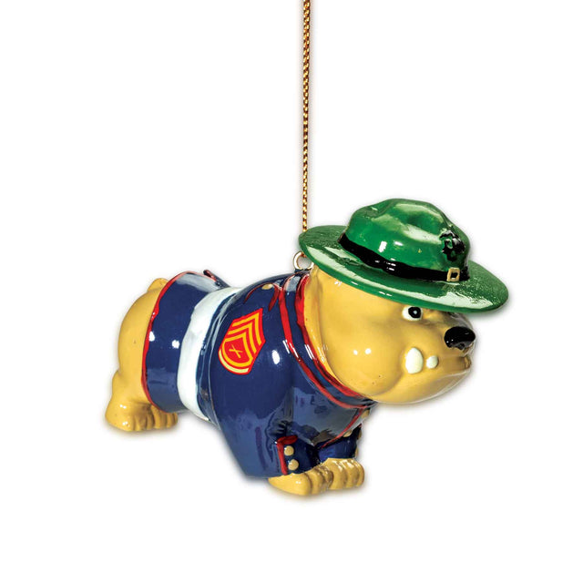 Marine Corps Bulldog Ornament - SGT GRIT