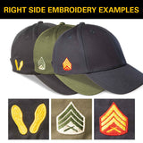 Marines Veteran Hat-Personalized- Black - SGT GRIT