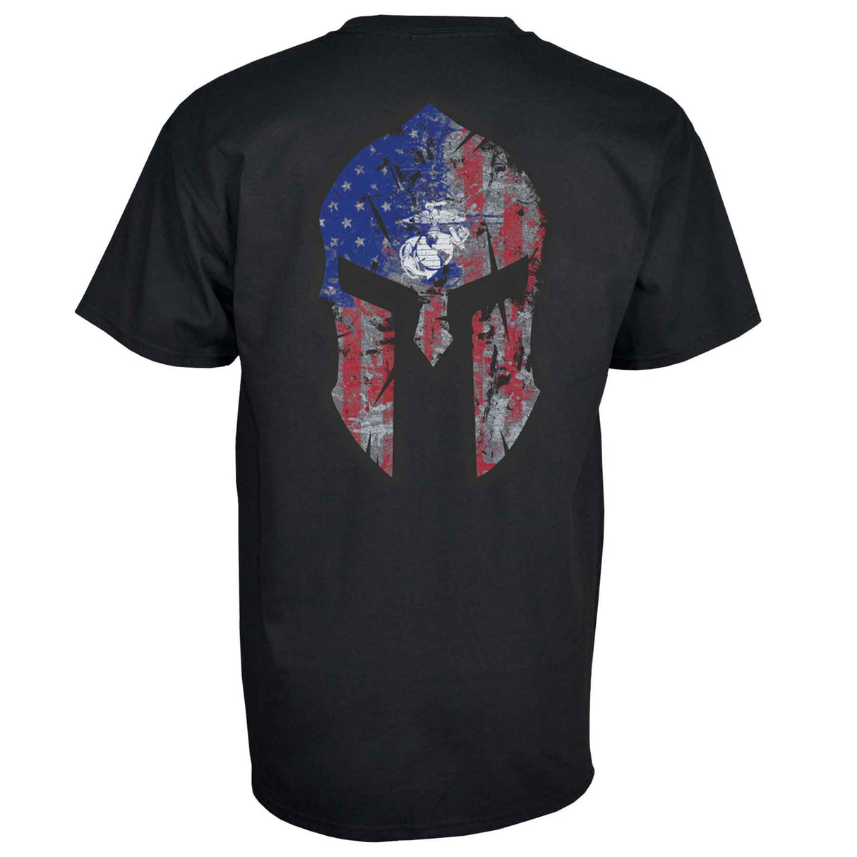 EGA Spartan Helmet Back with Left Chest T-Shirt - SGT GRIT