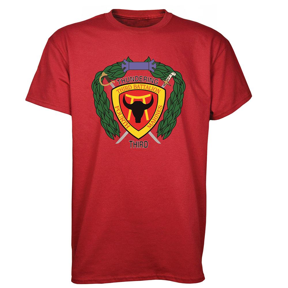 3rd Battalion 4th Marines T-Shirt - SGT GRIT