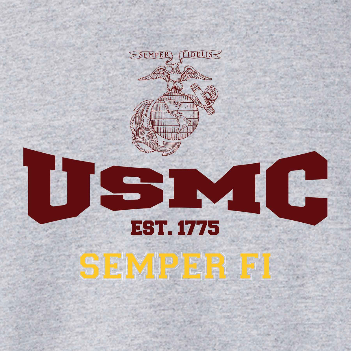 USMC Semper Fi Est 1775 T-shirt - SGT GRIT