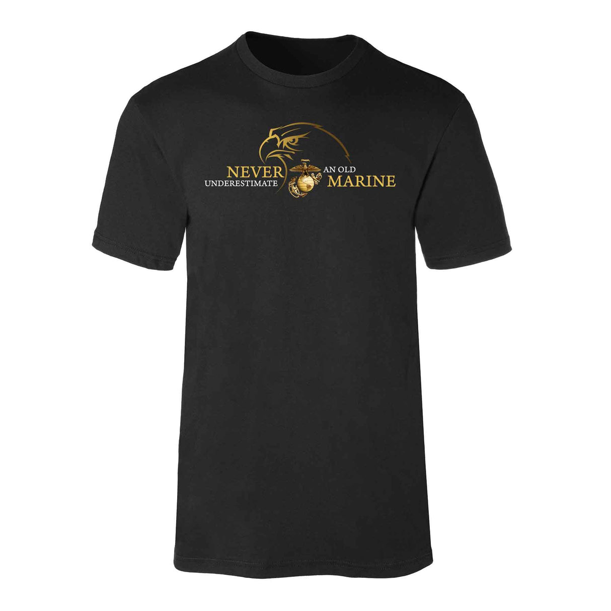 USMC 'Never Underestimate an Old Marine' T-shirt - SGT GRIT