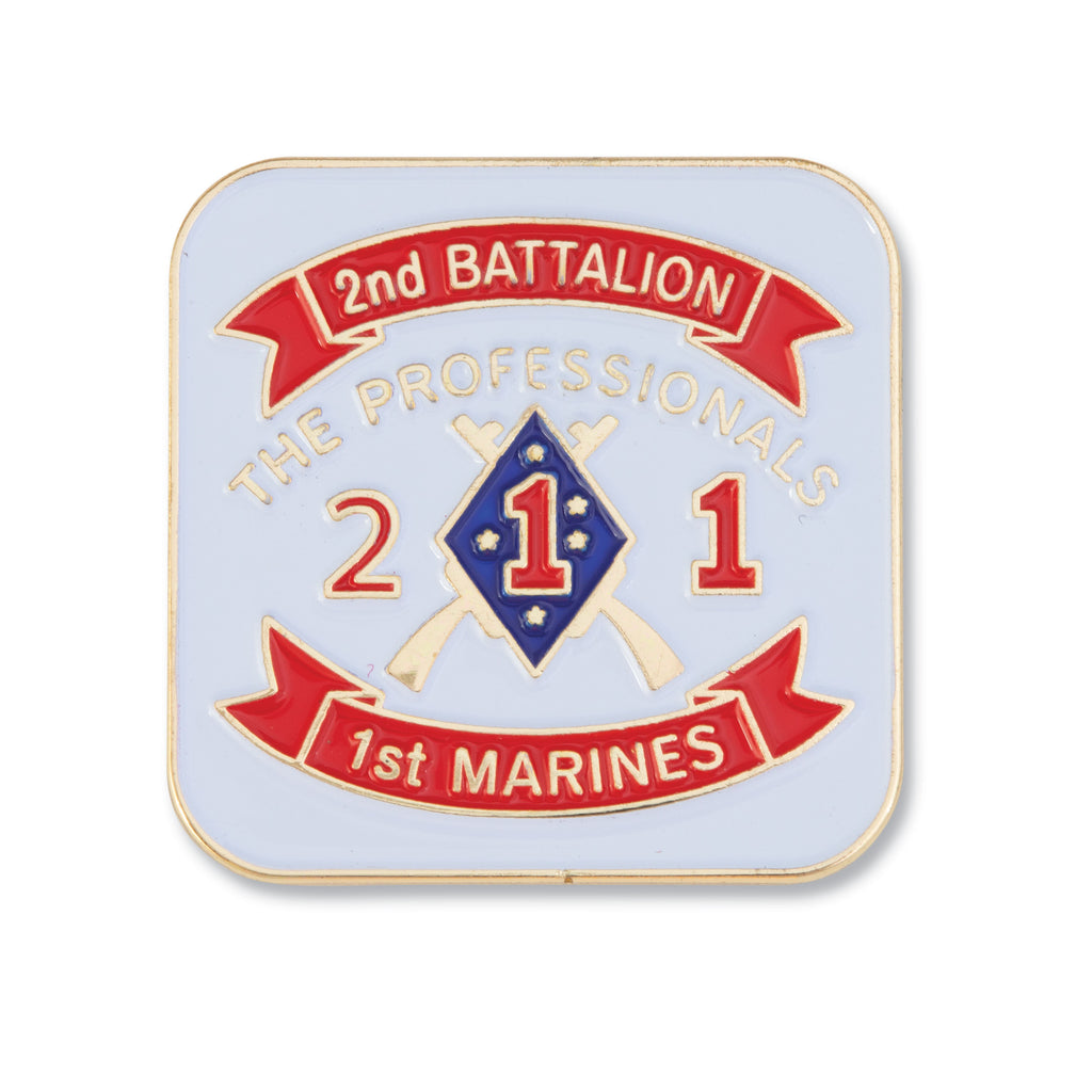 2nd Battalion 1st Marines Hat/Lapel Pin — SGT GRIT