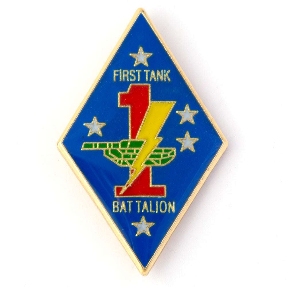 1st Tank Battalion Pin - SGT GRIT