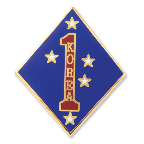 Korea - 1st Marine Division Pin - SGT GRIT