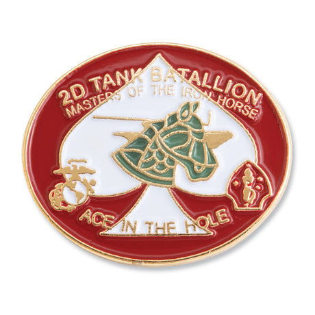 2nd Tank Battalion Pin - SGT GRIT