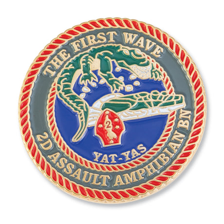 2nd Assault Amphibious Battalion Pin - SGT GRIT