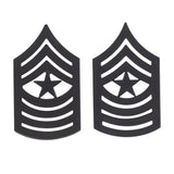 Black Metal Chevrons - SGT GRIT