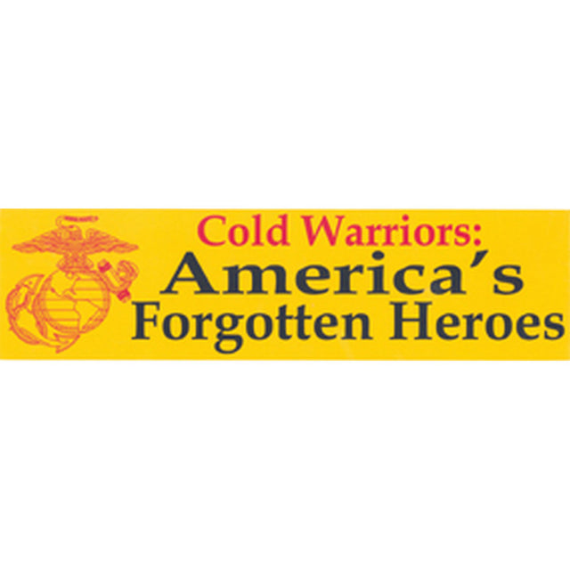 Cold Warriors Bumper Sticker - SGT GRIT