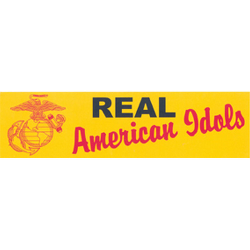 Real American Idols Bumper Sticker - SGT GRIT