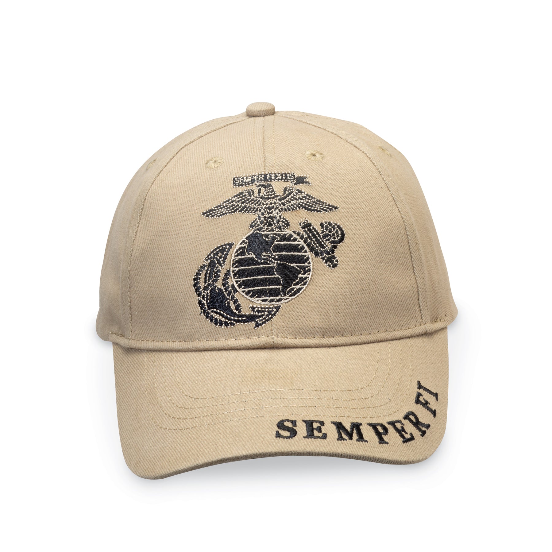 Eagle, Globe, and Anchor Semper Fi Hat- Tan — SGT GRIT