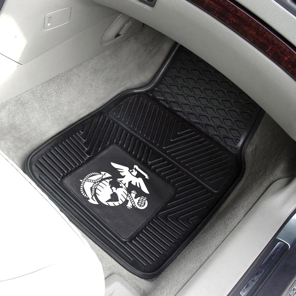 Heavy Duty Eagle, Globe & Anchor 2-Pc Front Mats - SGT GRIT